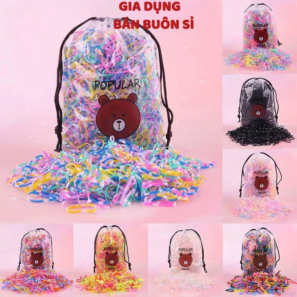 Set 4000 dây chun Thun cột tóc cho bé T2