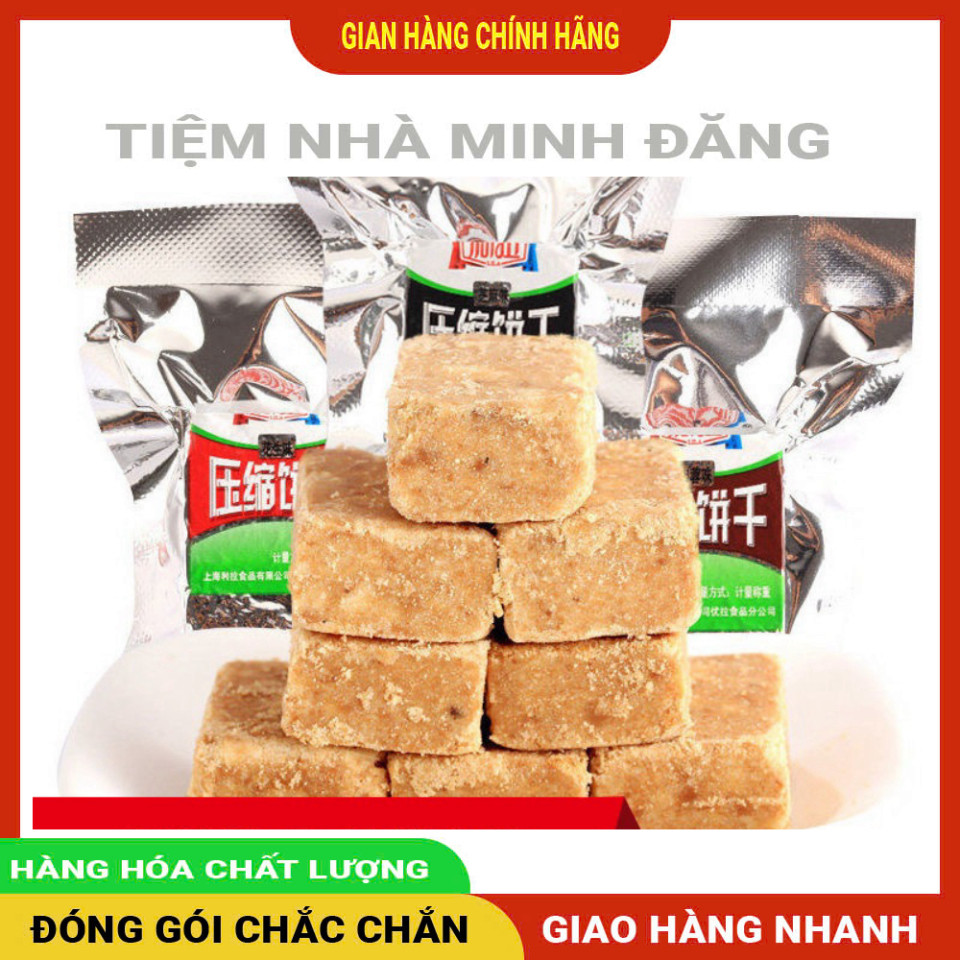 500g Lương Khô Mini LiLa, Bánh Lương Khô Nhỏ Dinh Dưỡng Cao, Tự Chọn Vị