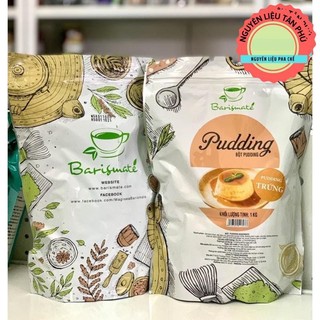 Bột Pudding Barismate Trứng, môn, dưa lưới, socola -