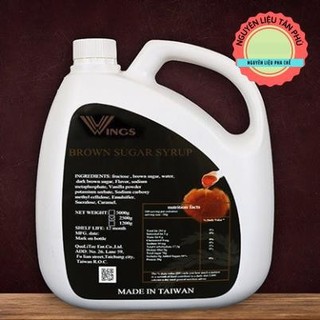 Siro Đường Đen Wing - Can 2.5kg