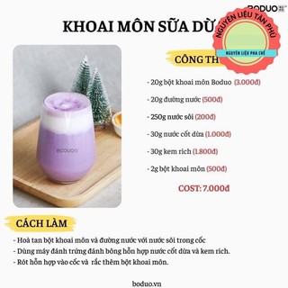 Bột Pha trà sữa Khoai Môn GTP