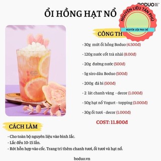 Mứt ổi hồng Boduo