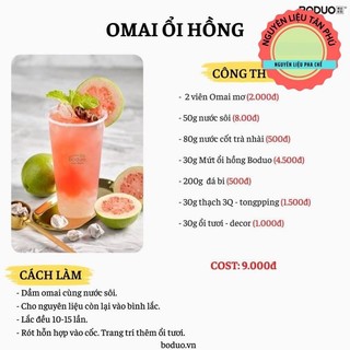 Mứt ổi hồng Boduo