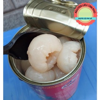 Vải Ngâm Thanh Hà Lon 565gr