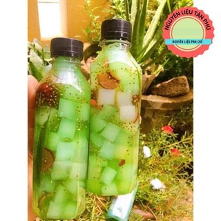 Thạch dừa Ánh Hồng - (Topping trà sữa, trà hoa quả rất giòn ngon) bịch 2kg
