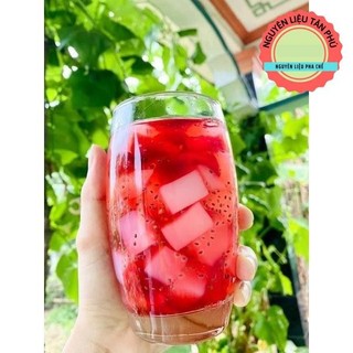 Thạch dừa Ánh Hồng - (Topping trà sữa, trà hoa quả rất giòn ngon) bịch 2kg