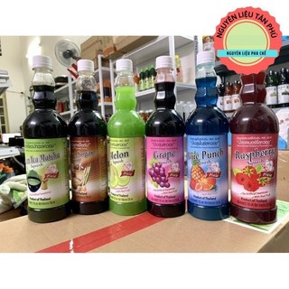 Siro Thái Pixie đủ hương Chai 730ml