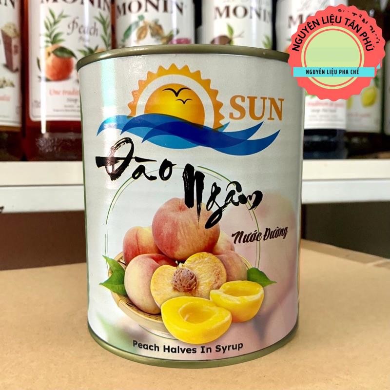 Đào ngâm Sun 850gr