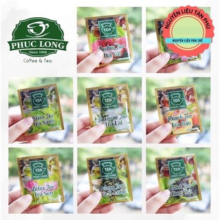 TRÀ ĐÀO, DÂU, VẢI... PHÚC LONG TÚI LỌC -