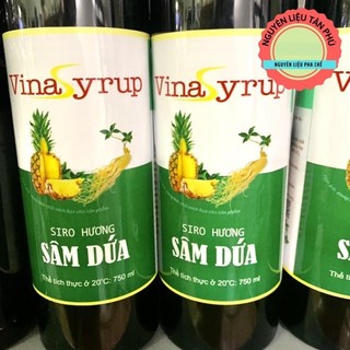 Siro Sâm Dứa Vina Syrup - Chai 700ml