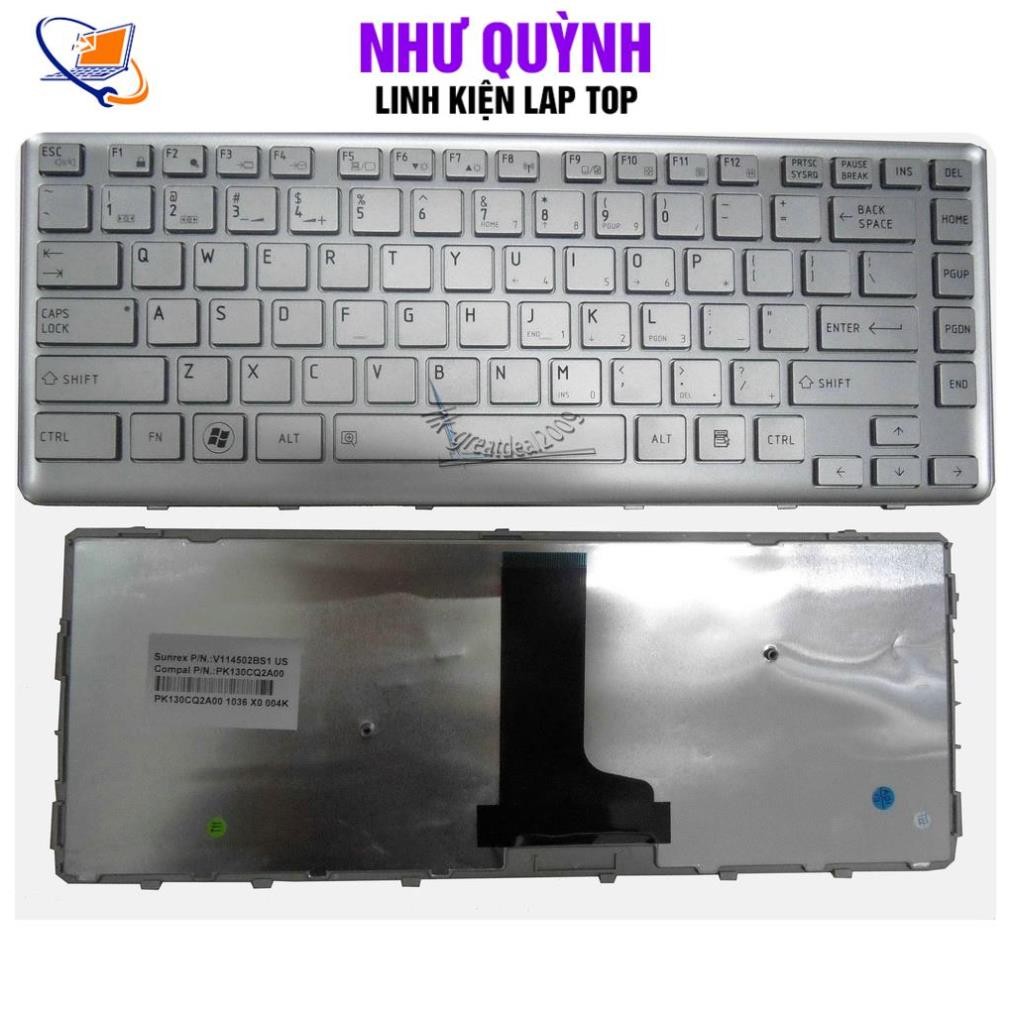 Bàn phím laptop Toshiba Satellite Pro T230 T230D T235 MÀU BẠC NEW