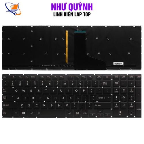 Bàn phím laptop Toshiba Satellite P50 P55 P55t P50-A, P55-A, P55t-A5202 có đèn NEW