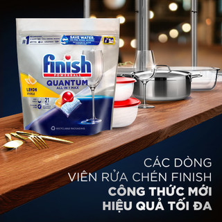 Viên Rửa Chén Bát Finish Powerball Quantum 27 viên