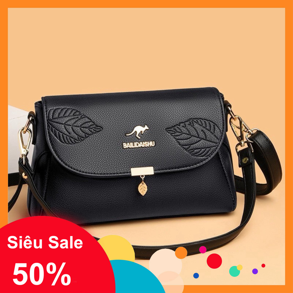 Túi đeo chéo công sở chiếc lá đi chơi đi tiệc thời trang hiện đại_A21 (Vip) (NEW)