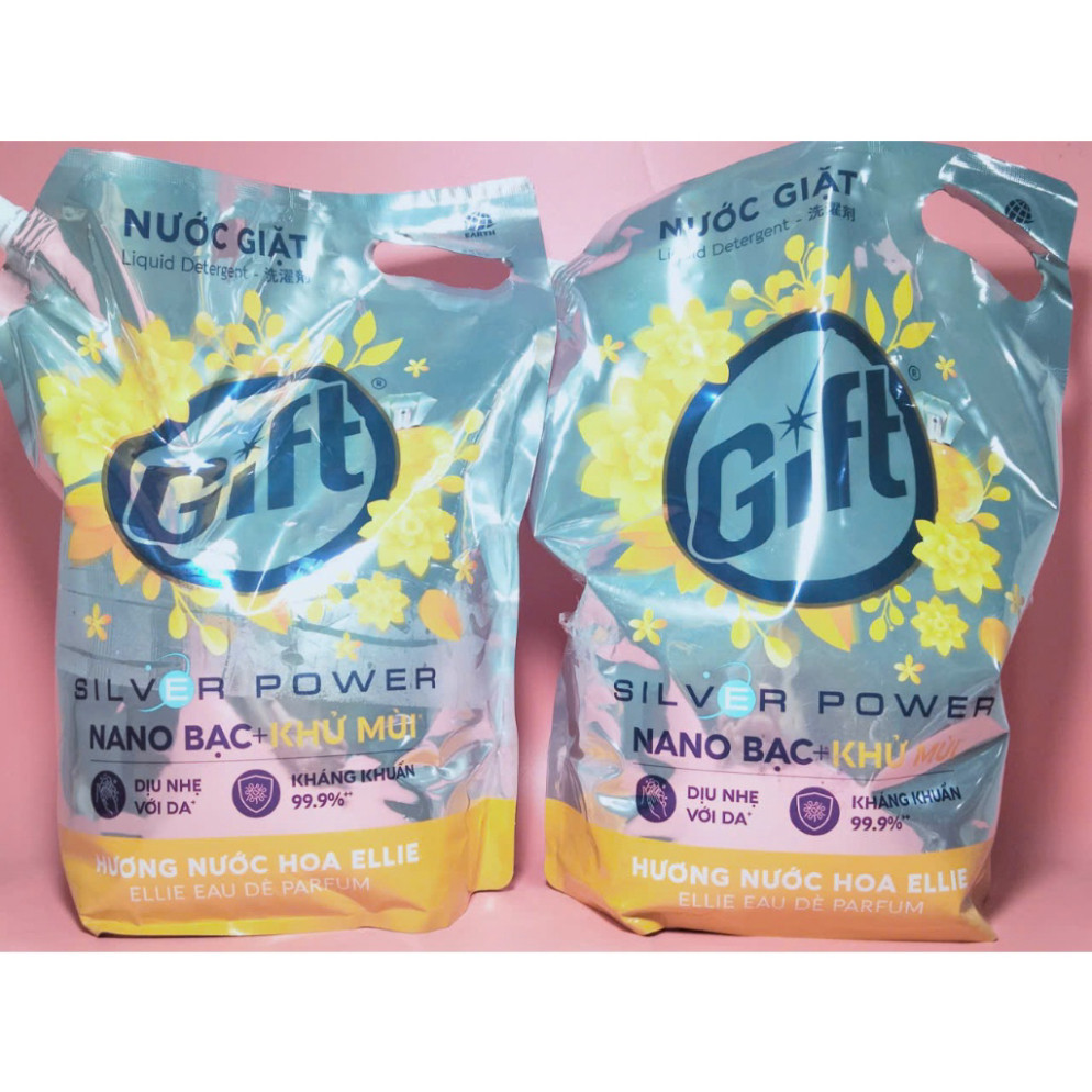 Nước Giặt, Nước xả, Gift Nano Bạc 1L,  3,2 L - 3,6L