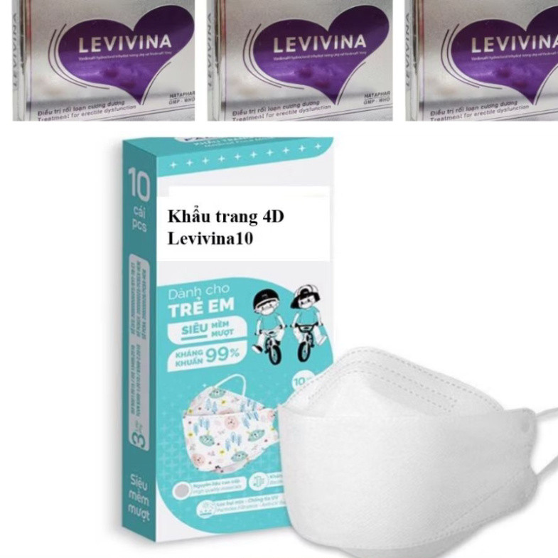 Khẩu trang Y tế 4D Levivina