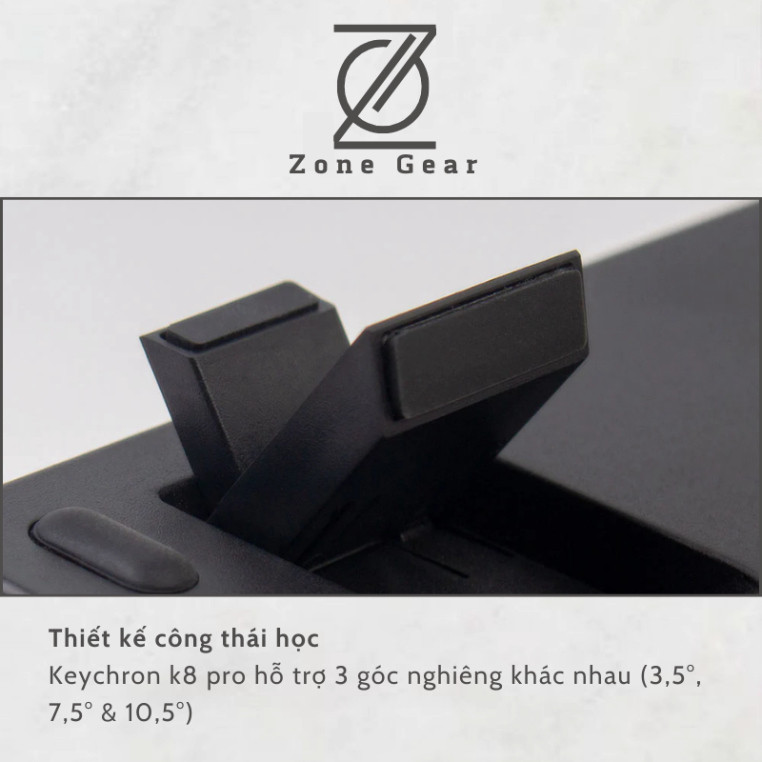 Bàn Phím Cơ Keychron K8 Pro - Hỗ trợ QMK/VIA - Kết nối không dây