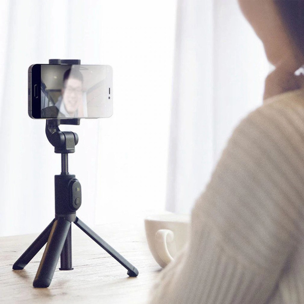 Gậy selfie, chụp ảnh, tự sướng Bluetooth Xiaomi Selfie Tripod Stick - Bảo hành 3 Tháng