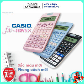 Máy tính CASIO Fx 580VN X thế hệ mới (Nhiều Màu) Độ Chính Xác Cao - Máy Tính Giá Rẻ - Hàng Thái Bảo Hành 24 Tháng (APS)