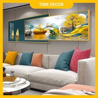 Bộ 2 Tranh Tráng Gương Goldsun "HƯƠU TÀI LỘC" In UV5D Cao Cấp - Giá SỈ TẠI XƯỞNG