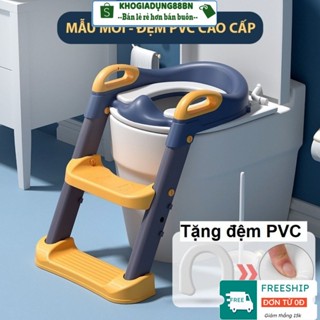 Nắp thu nhỏ bồn cầu có thang cho bé, Thang bô vệ sinh cho bé, bồn cầu cho bé
