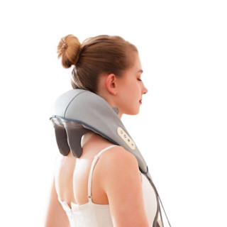 Máy Massage Cổ Vai Gáy 6D - Gối Massage Cổ Váy Thư Giãn Văn Phòng, Người Cao Tuổi