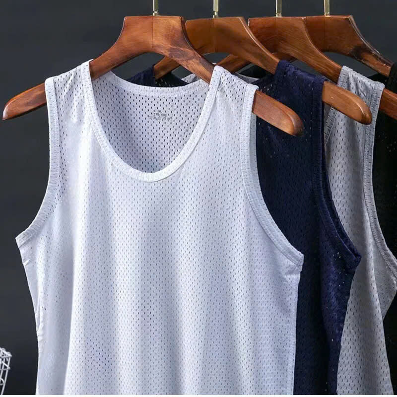 Áo thun ba lỗ nam，tanktop chuẩn gym mặc nhà dạo phố áo tanktop nam trơn thun thoáng mát