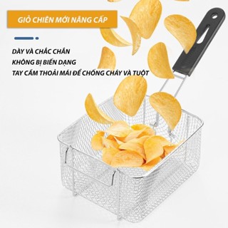 Rổ Bếp Chiên Nhúng, Rổ Bếp Chiên Inox Cao Cấp, Chiên Ngập Dầu Bảo Hành 12 Tháng HÀNG CÓ SÃN