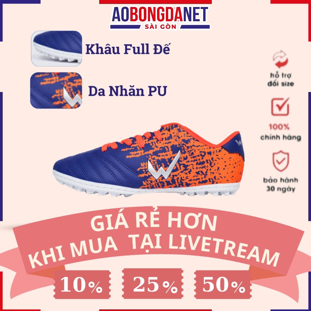 Giày Đá Banh Wika Ultra 5 Chính hãng,Giày Đá Bóng Wika Sân Cỏ Nhân Tạo Thiết Kế Hiện Đai Bám Sân Tốt