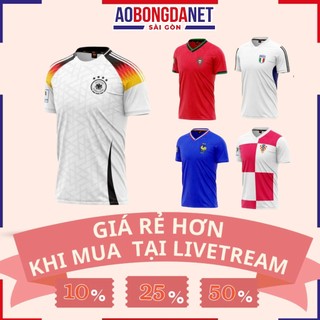 Bộ Quần Áo Đá Banh Các Mẫu Đội Tuyển Euro 2024 Mới, Đồ Bóng Đá Chất Vải Mè Hàn Quốc Thấm Hút Tốt