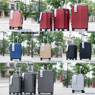  < Hàng chính hãng > Vali nhựa sọc dọc size 28 Hùng Phát.hàng có sẵn 