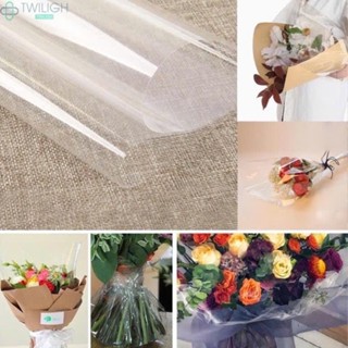 Tập 50 tơ giấy bóng kính trong suốt gói hoa