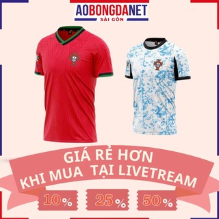 Quần Áo Đá Bóng, Đồ Đá Banh Đội Tuyển Bồ Đào Nha Euro 2024, Đồ Thể Thao Chất Vải Mè Hàn Quốc Co Giãn