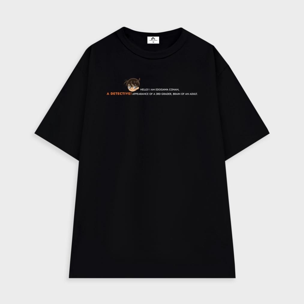 Áo Thun Conan chất cotton su thoáng mát, thấm hút mồ hôi UT