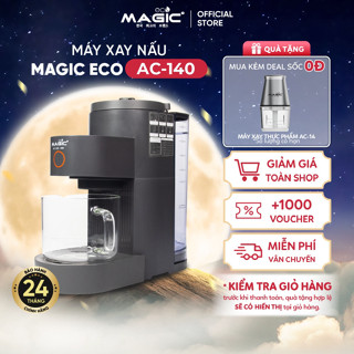 Máy nấu sữa hạt Magic Eco AC-140, 8 chương trình tự nấu, vệ sinh tự động - Hàng chính hãng