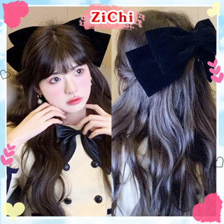  Kẹp Tóc Nơ Vải Nhung Đen Cỡ Lớn Thời Trang Cao Cấp Kẹp Nơ To Chụp Hình Đi Tiệc ZICHI NN06 Kẹp Tóc Xinh 