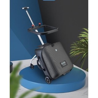 Xe đẩy cho bé tặng kèm vali kéo du lịch chính hãng QBox chịu tải lên tới 50kg, có thể gập gọn & mang lên máy bay