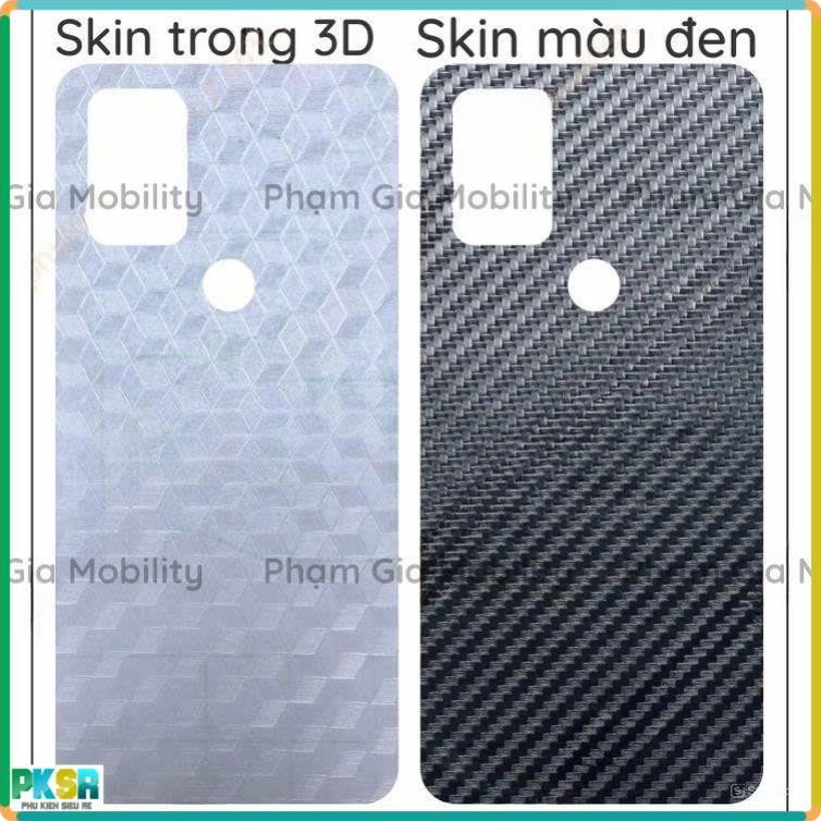 Miếng dán mặt lưng skin carbon Bphone a40 a50 a60 có 7 màu sắc để lựa chọn