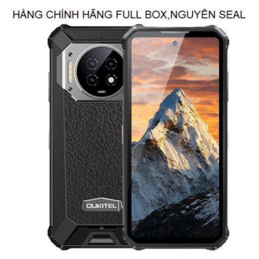 Điện thoại Oukitel WP19( Điện thoại chống sốc ,chống nước ,Pin 21000mAh ,Ram 8G ,Rom 256G ,Tầm nhìn ban đêm 64MP0