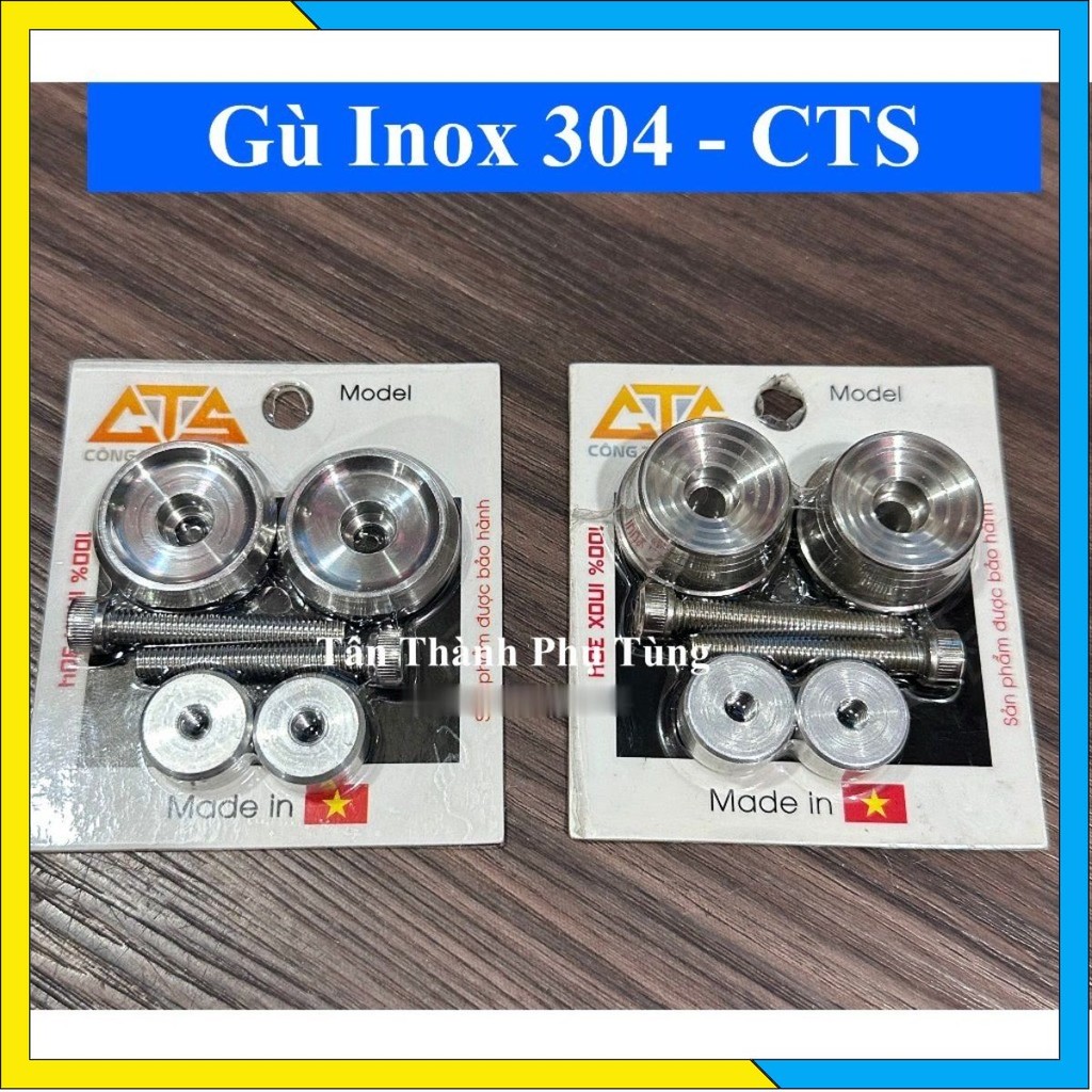 Gù Inox 304 CTS Gù dẹp, Gù trung xoắn [SALE]