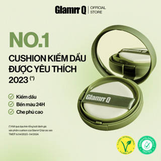  Siêu Phấn Nước Che Phủ GLAMRR Q Vegan Super Cover Cushion SPF50+ PA+++  1 lõi x 15g  