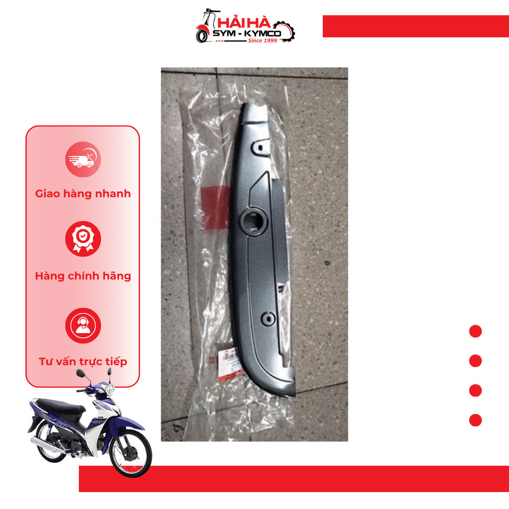 Hộp sên dưới/trên cacte sên xe Elegant 100cc mã SAF 1 cặp [Chính hãng SYM]