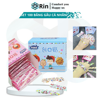 Hộp 120 Miếng Băng Y Tế Urgo Hoạt Hình Dễ Thương - Băng Cá Nhân Tránh Nhiễm Trùng An Toàn Tiện Lợi Băng Gâu