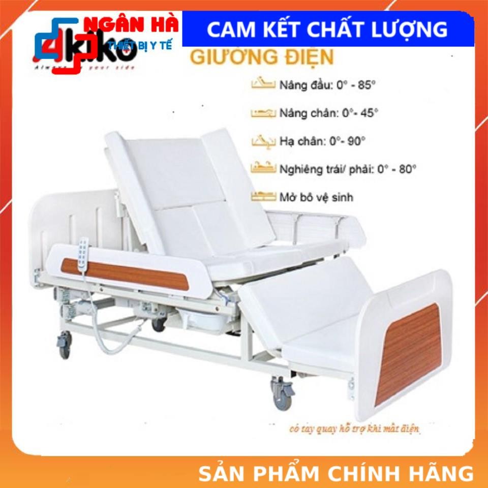 Giường bệnh nhân, giường y tế, giường y tế đa năng Akiko A89-02 tặng ngay 02 bộ ga trải giường