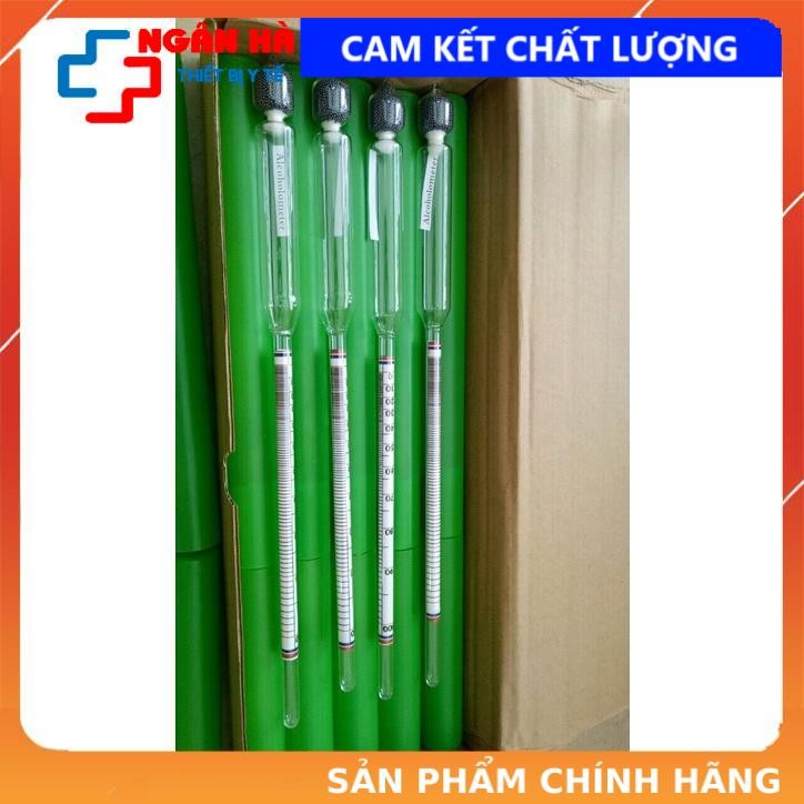 Cồn kế đo độ cồn, cồn kế đo độ rượu [0 - 100 độ]