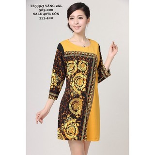 VÁY ĐẦM HOẠ TIẾT SANG TRONG CHO NGƯỜI MẬP_TB 539.2