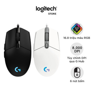 Chuột Gaming G102 Có Dây Logitech - Nhẹ, 6 Nút Lập Trình, Lightsync Led RGB, Siêu Nhạy - 1ms