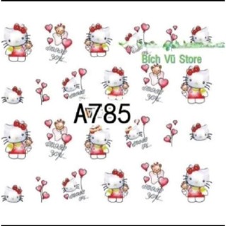 Decal nước dán móng mã A