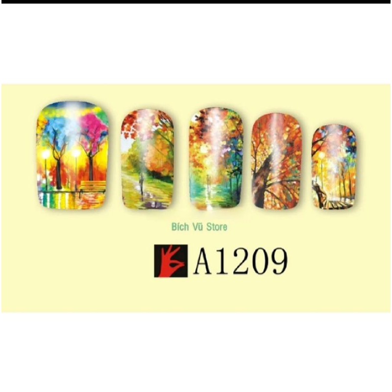 decal nước dán móng mã A