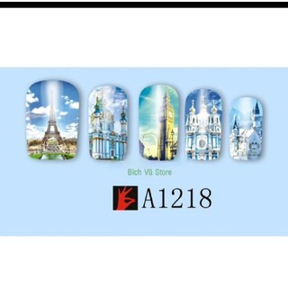 decal nước dán móng mã A